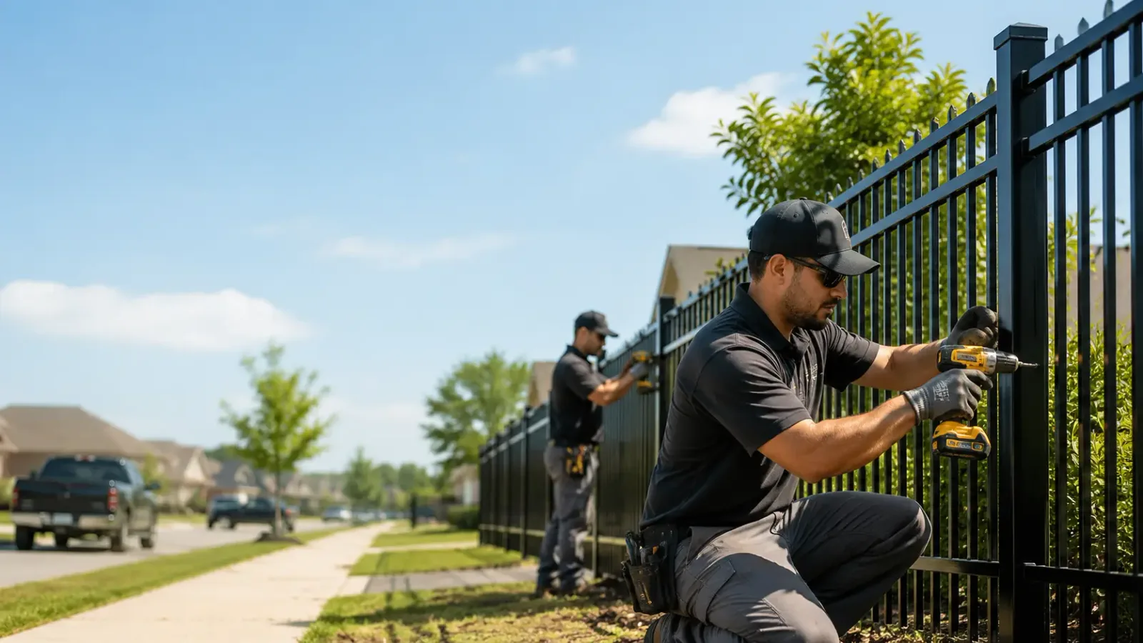 Metal Fence Installation in Economy, IN